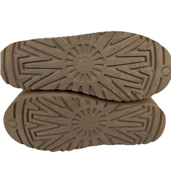 UGG Neumel Chukka Suede Ankle Boots 2 Inch Platform Womens 8 Chestnut - Picture 8 of 12